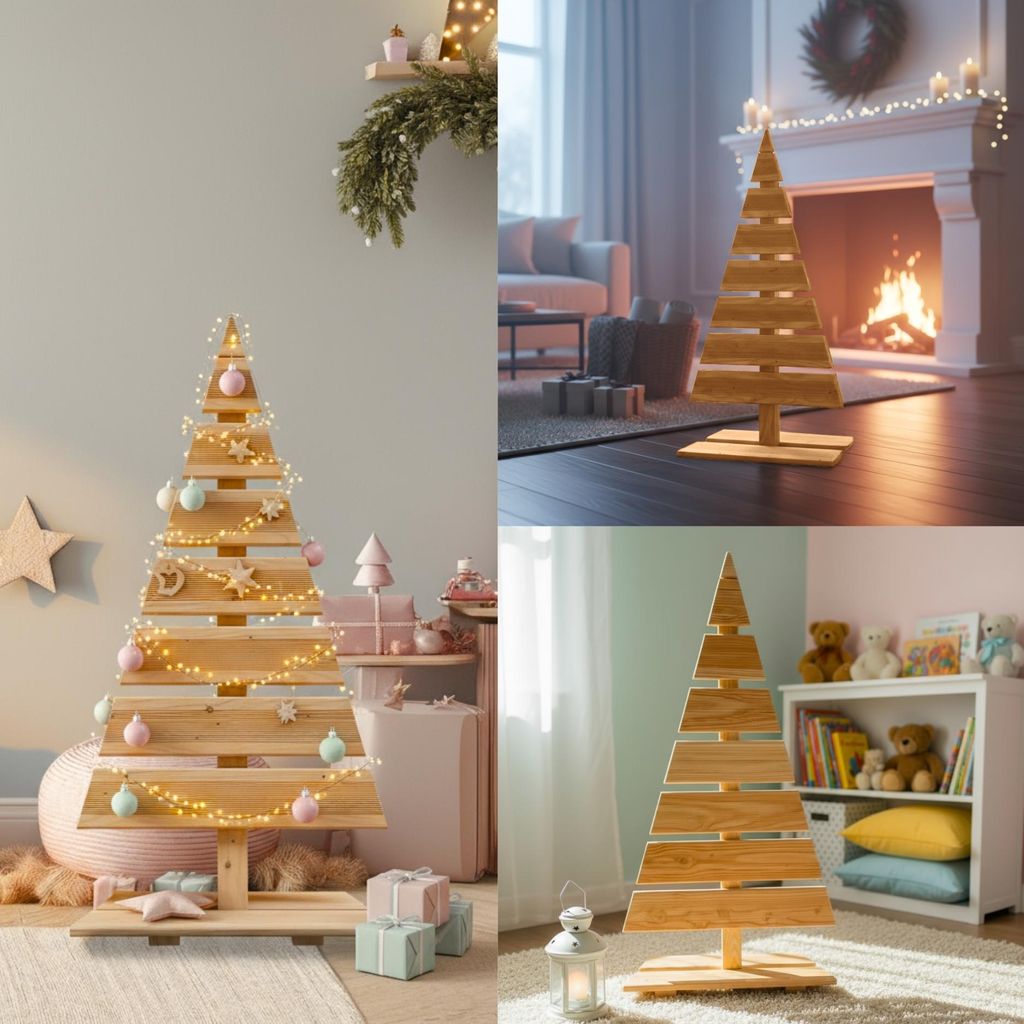One Two Tree, le sapin de Noà«l en bois pliable (Video) - Le blog déco