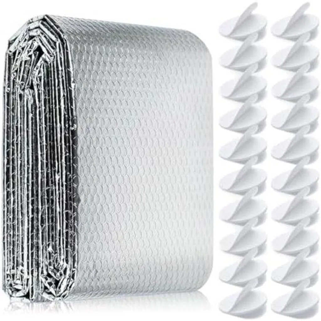 Feuille d'isolation thermique aluminium pour radiateurs 50cm x 5m