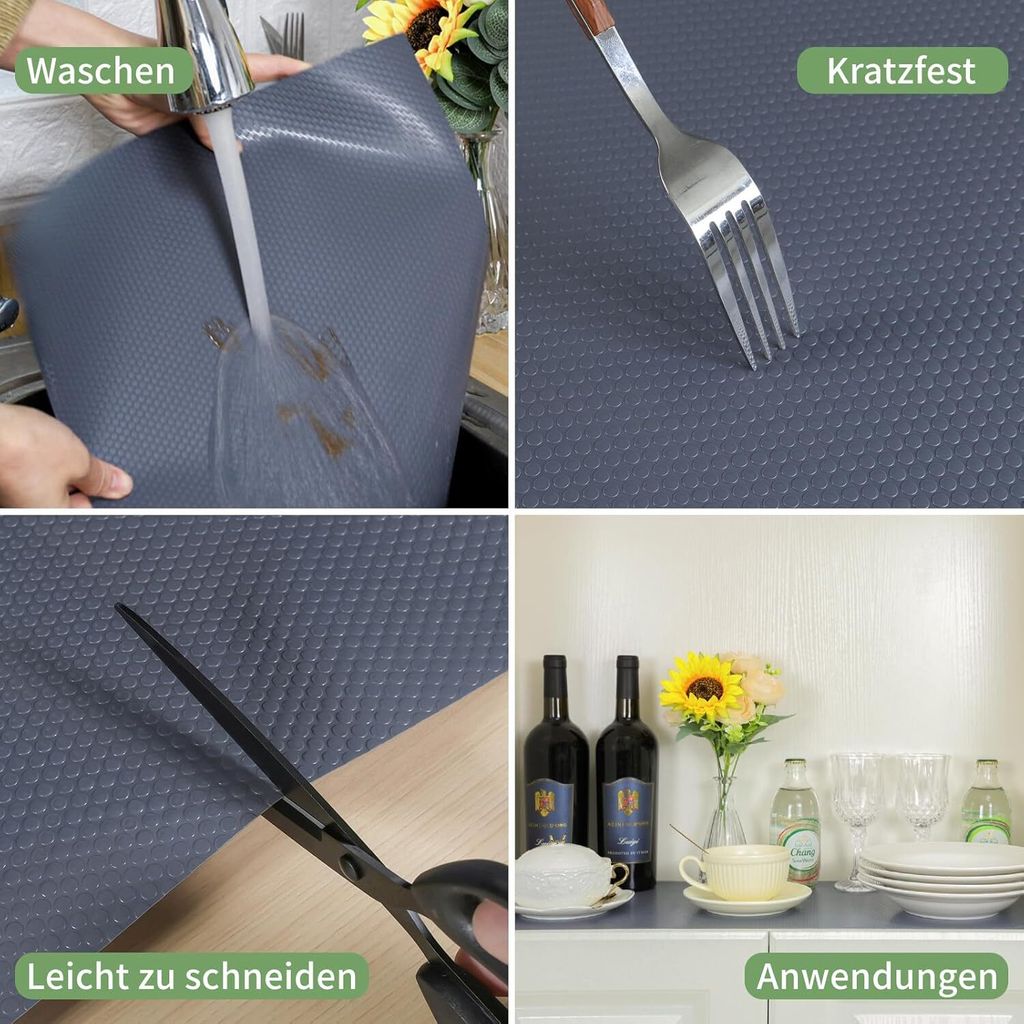 Schubladenmatte 60x600cm, Antirutschmatten küche