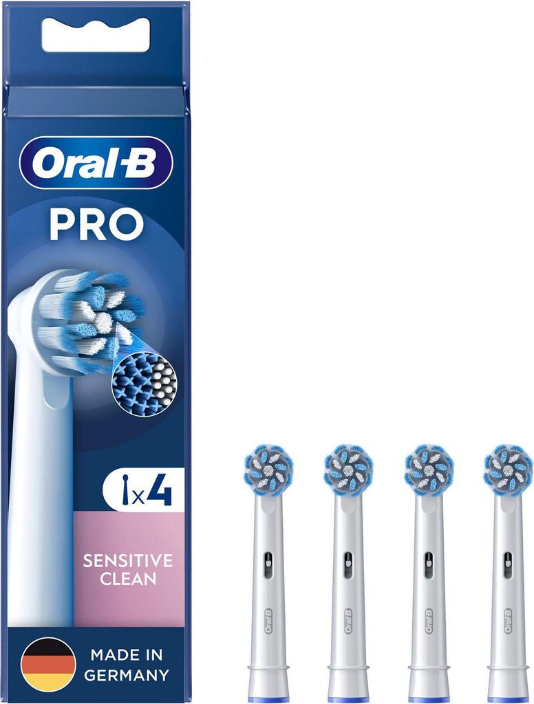 Oral-B Aufsteckbürsten Pro Sensitive Clean 4er Produktbild 1