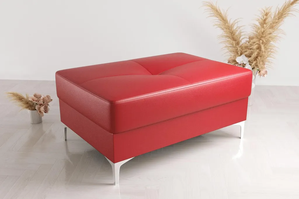 Pouf Coussin en Textile Doux - Assise Rembourrée et Tabouret de Qualité