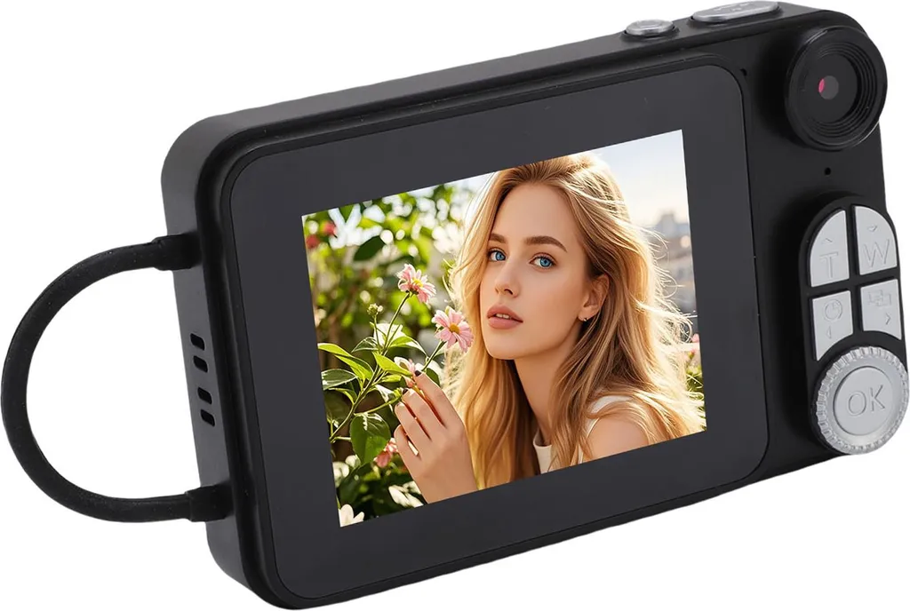 Fotocamera 4K per Vlogging e Viaggi 48MP: Selfie Autofocus 18X Zoom - 5