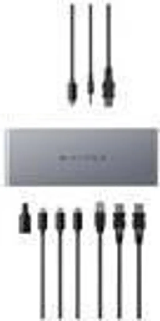 Dock Thunderbolt 4 HyperDrive 96W avec transfert 40Gbps et Gris Spatial - 12