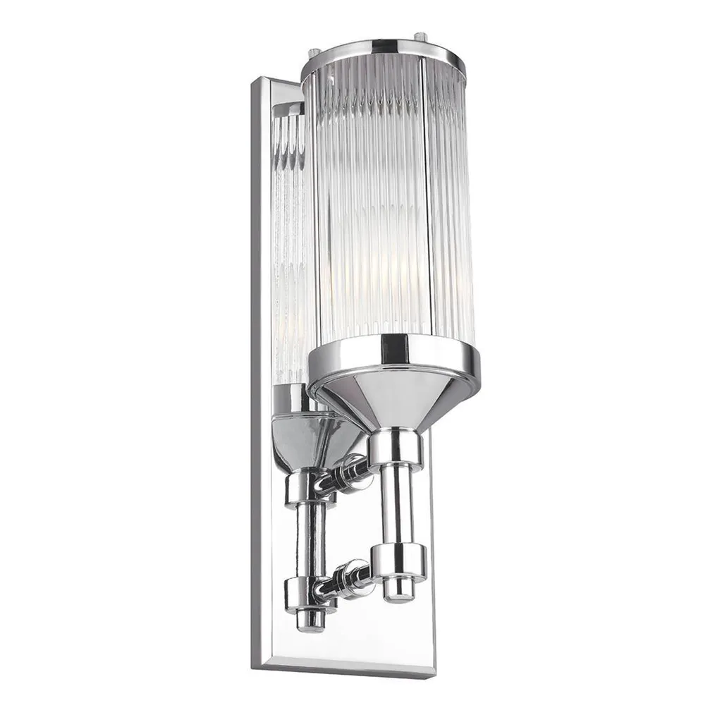 Applique Paulson IP44 Chrome - Solution Éclairage Anti-Humidité Design