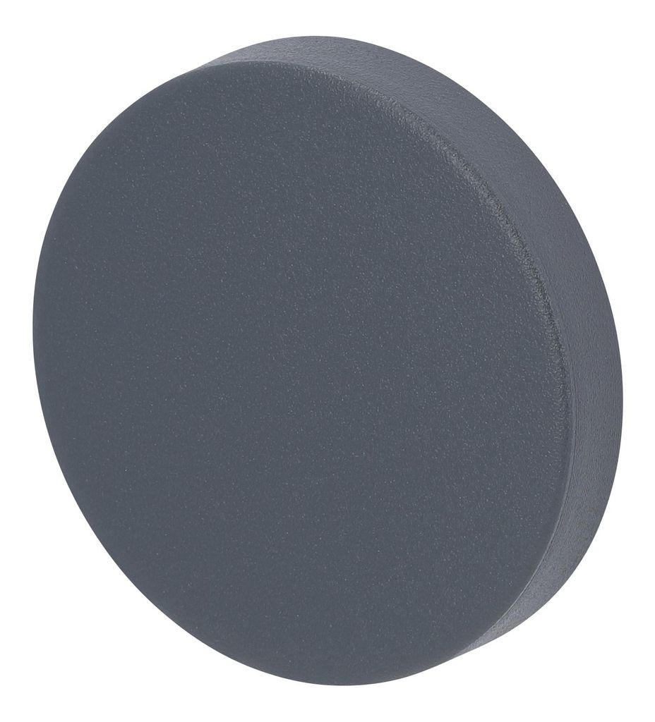 Blindrosette Anthrazit-Struktur