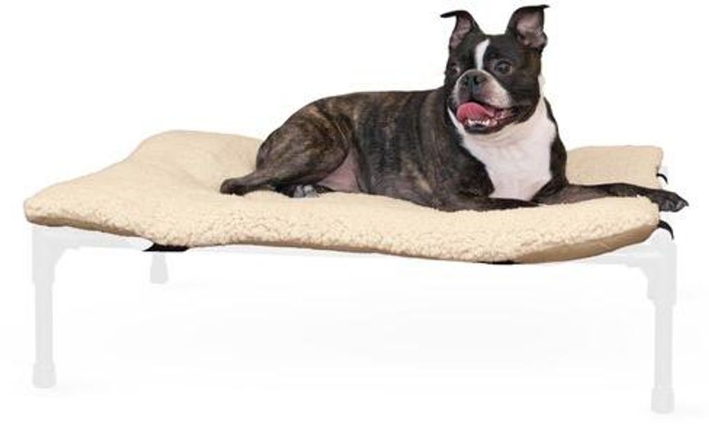 Hunde-Komfort-Bett, Medium-Größe, Hochliegend, Weich und fluffig, Sicherer Passform, Maschinell waschbar, tragbar, Größe M