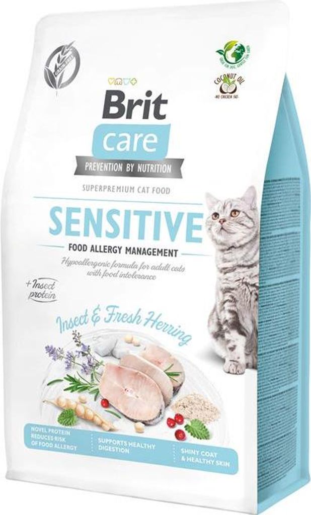 Brit Care Cat Grain-Free - Sensitive - Food Allergy - 400g