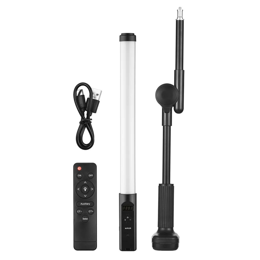 Tube LED RVB Photographie Bâton Lumineux de 30cm pour Vidéo et Vlog