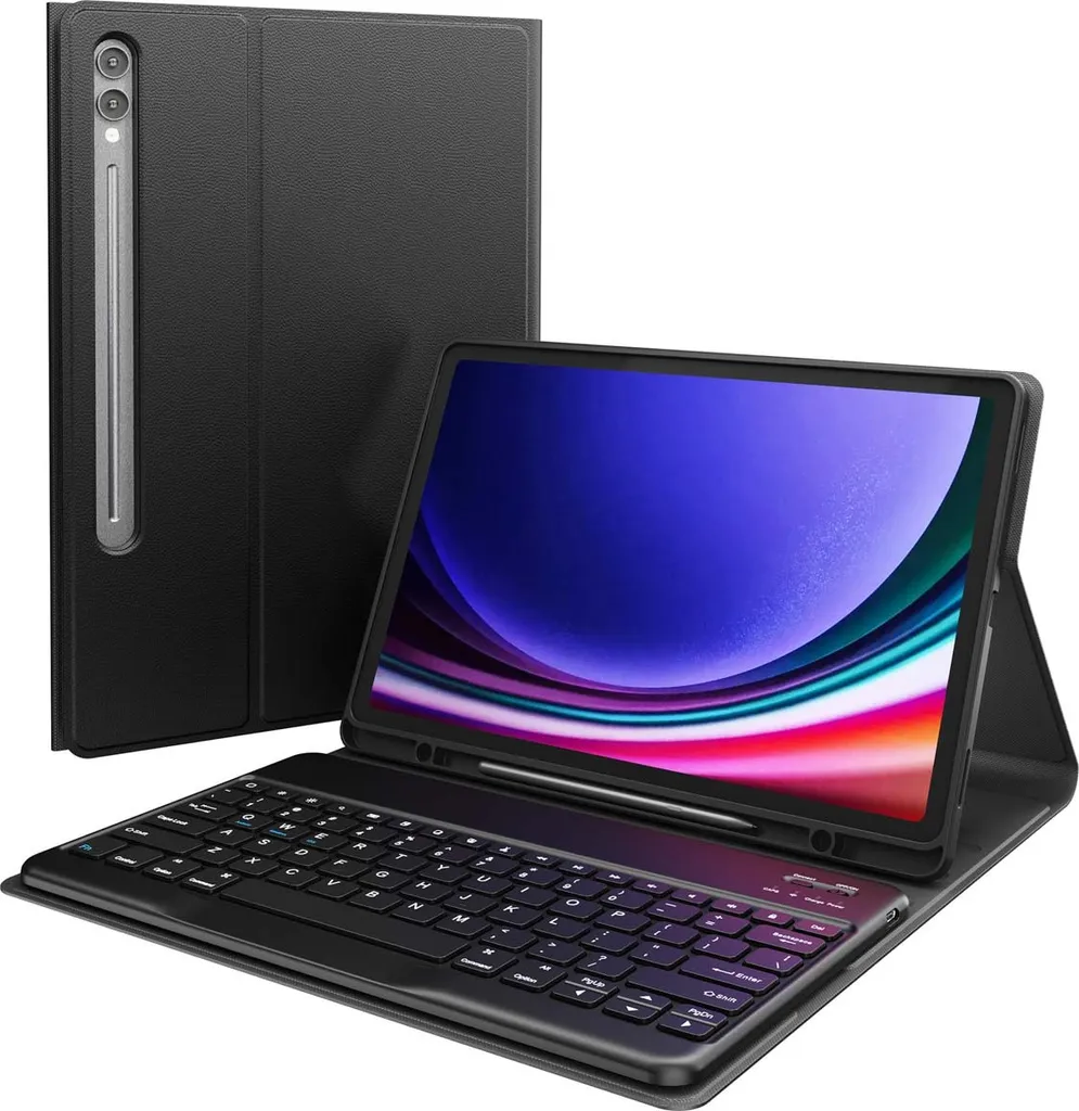 Accezz Tastiera Bluetooth Samsung Tab S10 Plus S9 FE Plus 12.4" QWERTY