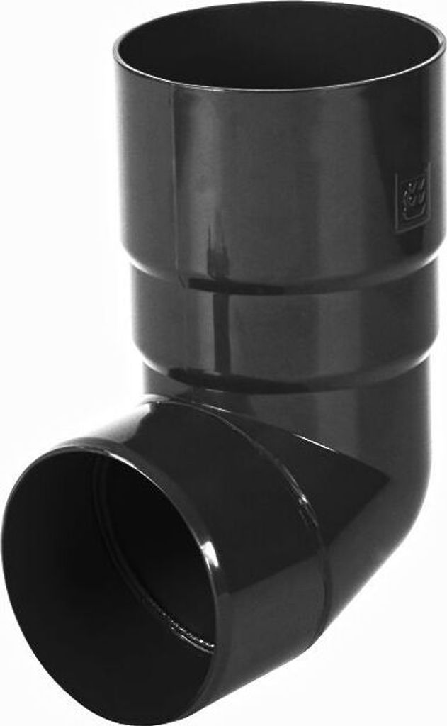 BRYZA Kolanko odpływowe 89° plastikowe Ø 63 mm, czarne RAL Zdjęcie produktu 