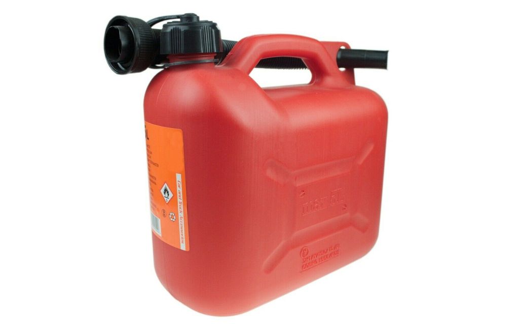 5 Liter Metall Kanister für Benzin & Diesel - Rot