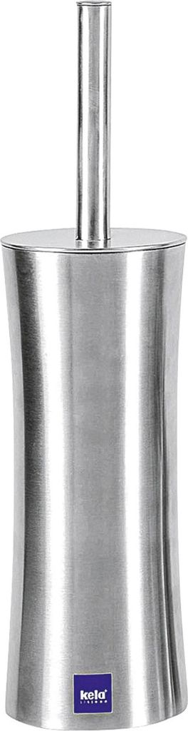 Kela WC-Garnitur Elegance Edelstahl 18/10 silber matt 36cmh 10cmØ, 22496