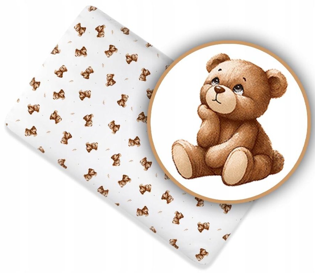 Spannbettlaken für Kinderbett 70x140 cm - 100% Baumwolle - Produktbild 