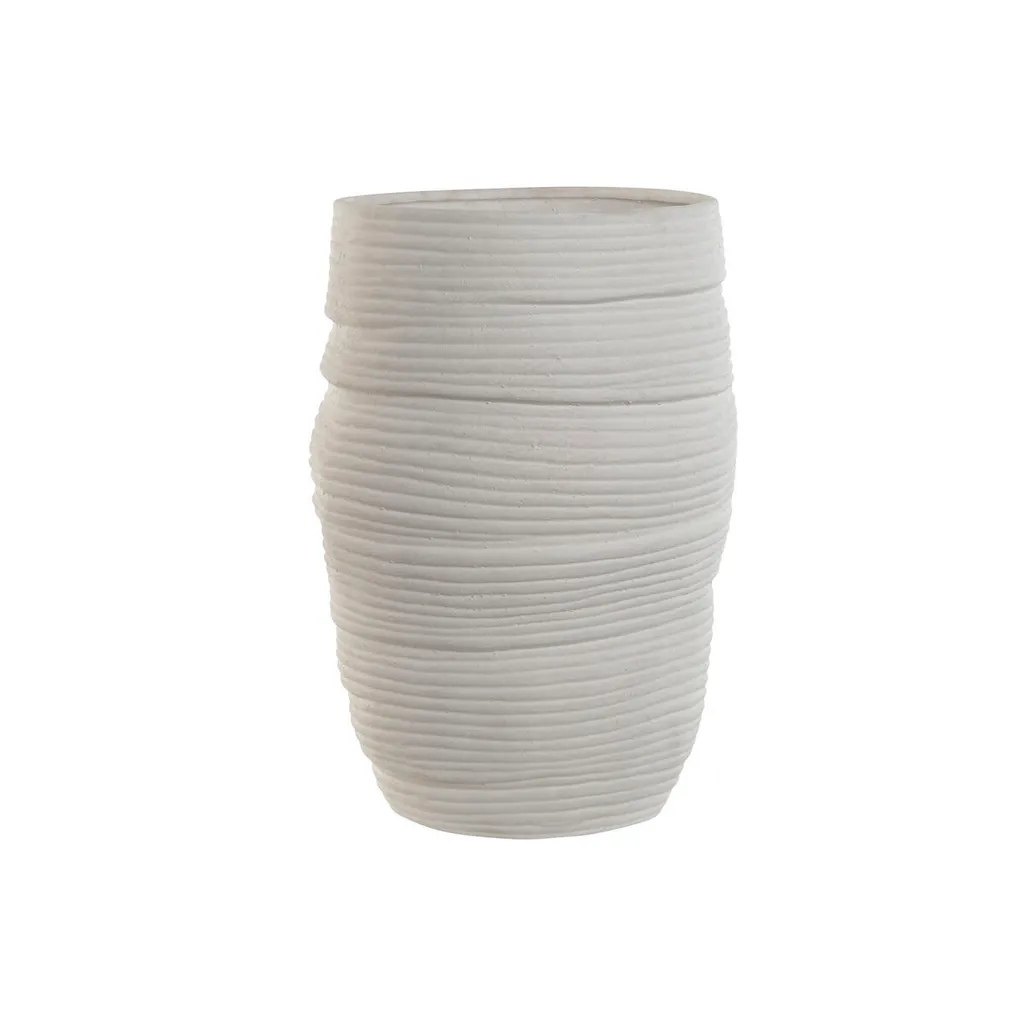 Vase en céramique blanc stable ESPRIT pour grands bouquets lourds