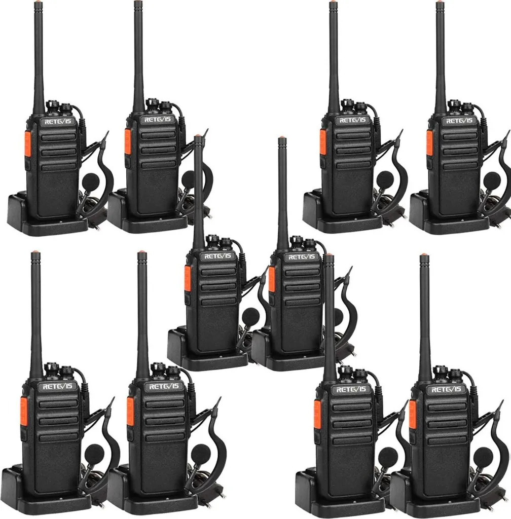 Communication Stable en Zone Difficile avec le Retevis RT24 PMR446 (10 pcs)