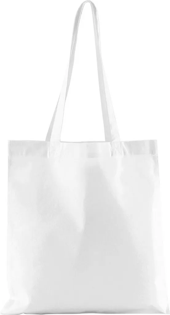Westford Mill PC6893 Borsa Bag For Life Bianca in Cotone 140g