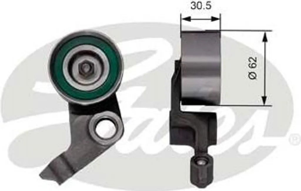 Galet tendeur de distribution GATES T41280 pour moteur Toyota RAV4