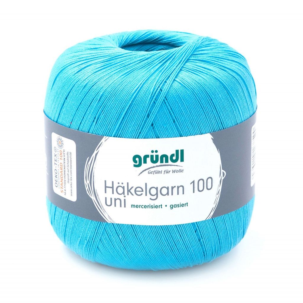 Gründl Häkelgarn 100 Filethäkeln 100% Baumwolle 100g/566m Produktbild 
