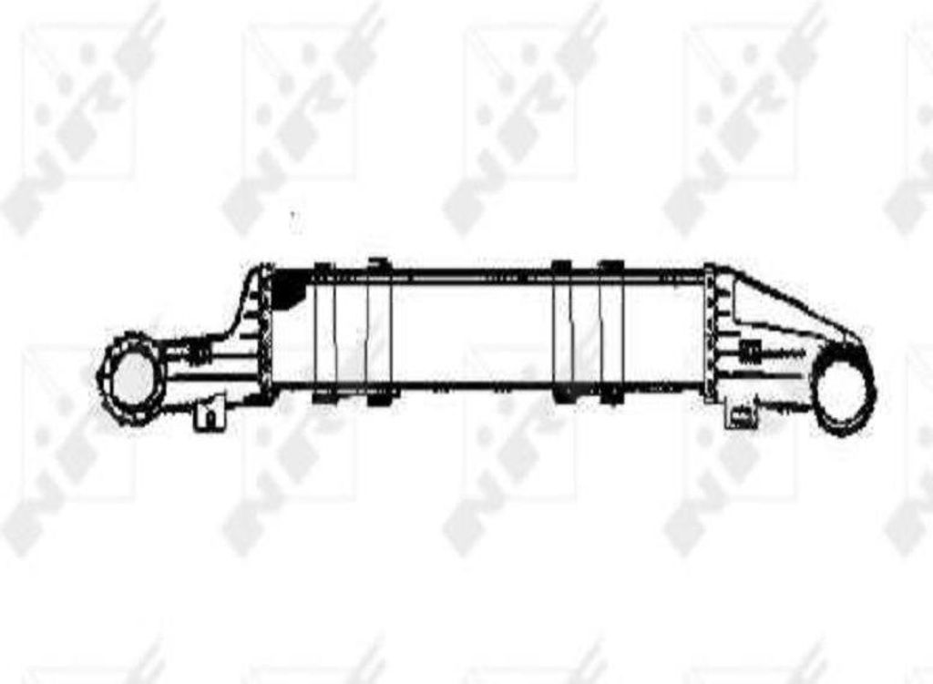 Ladeluftkühler 530 mm - 113 mm NRF für u.a. MERCEDES-BENZ E-KLASSE