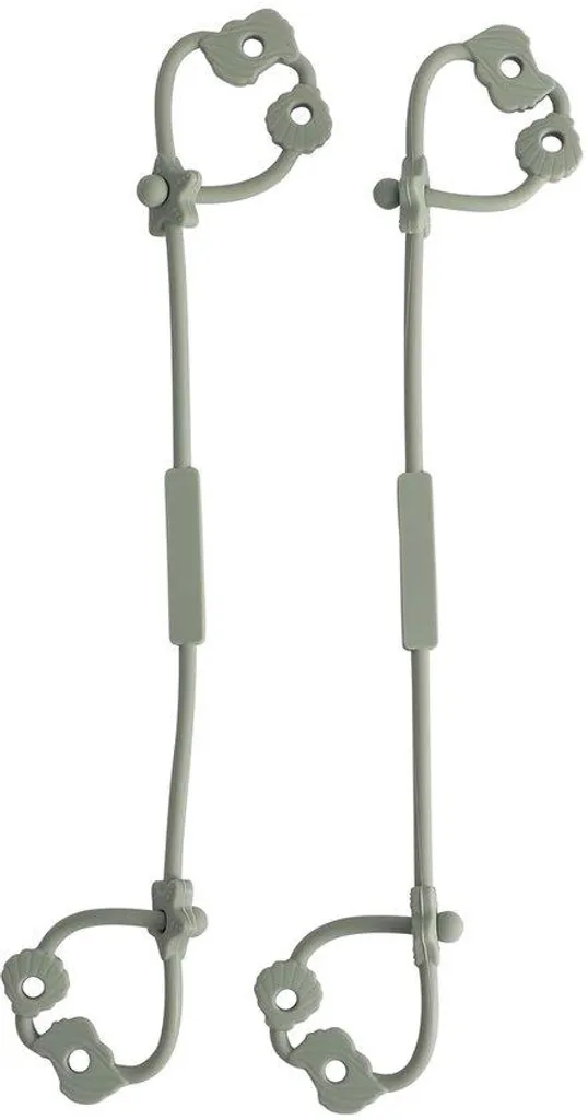 Ceintures de sécurité vertes en silicone pour confort de conduite 2pc