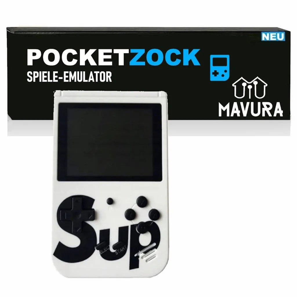 POCKETZOCK Console Portable Rétro Mini 400 Jeux pour Voyage/Trajet
