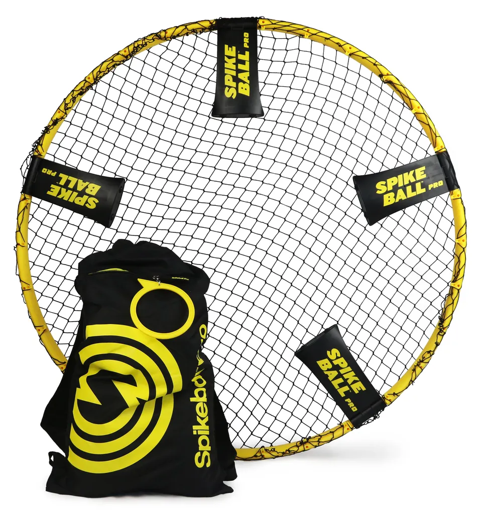 Spikeball Pro avec Filet Ajustable et Balles Texturées Grip Amélioré - 10