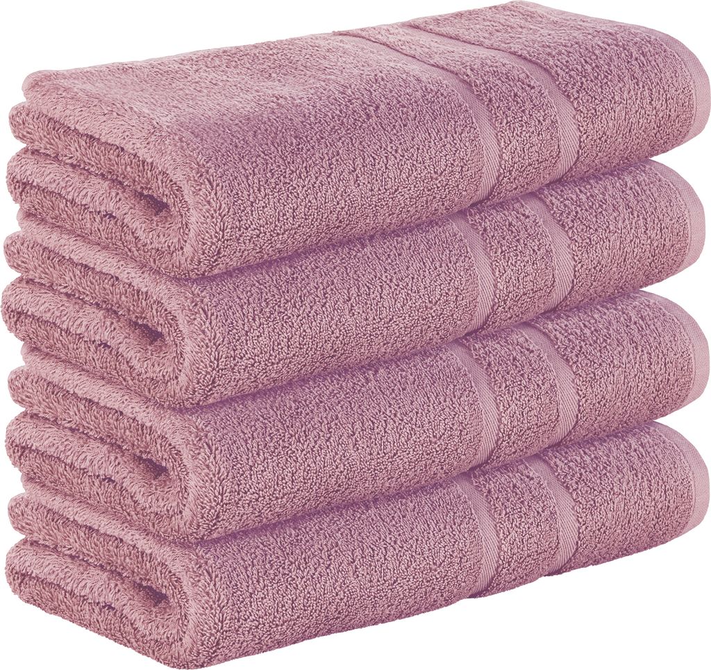 StickandShine 4er SET Premium Frottee Duschtuch 70x140 cm Produktbild 