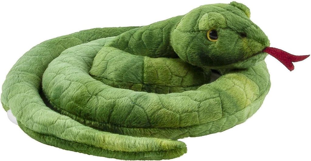 Schlange grün 90 cm Kuscheltier Produktbild 