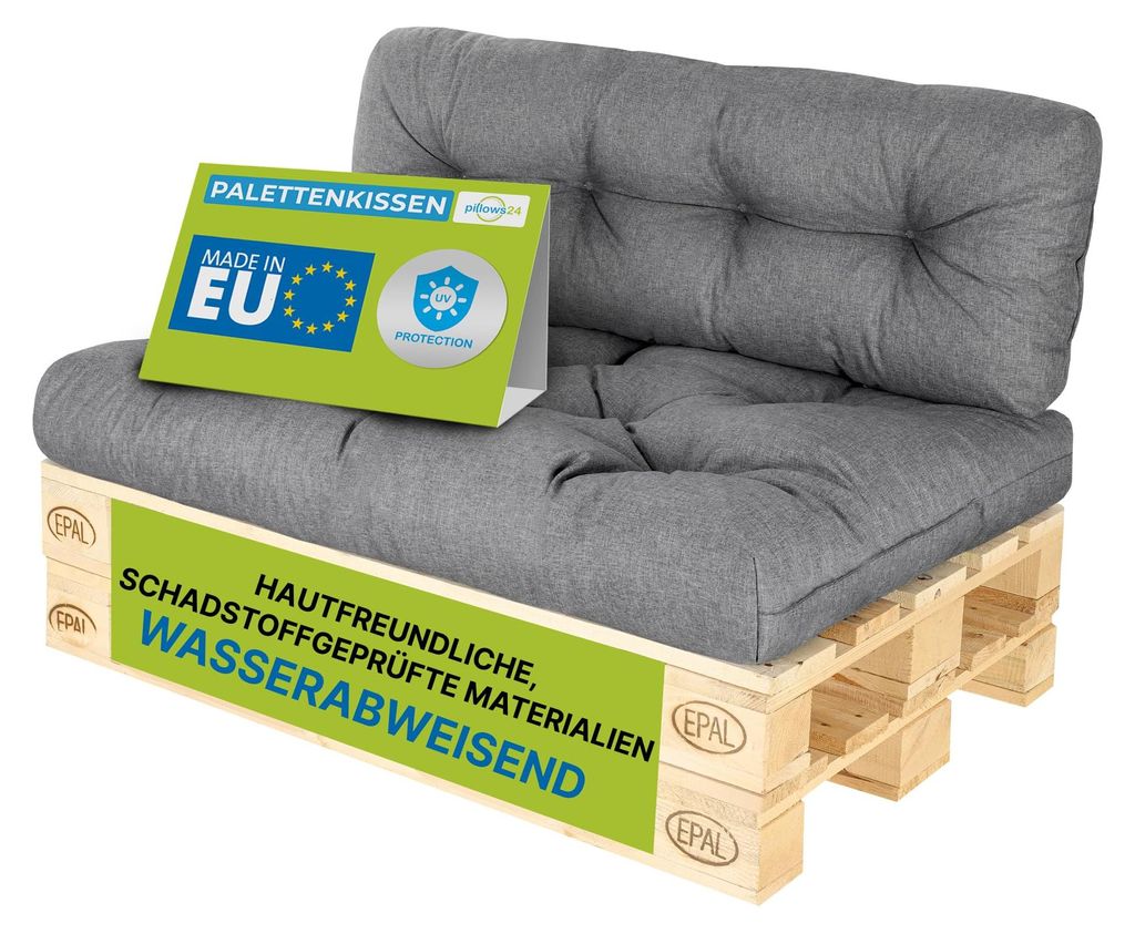 Pillows24 - Palettenkissen wasser- und UV-beständig - 2ER Produktbild 