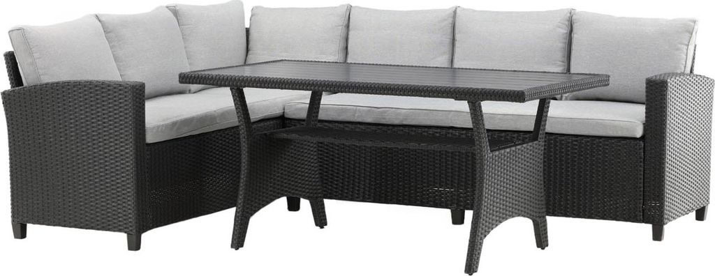 Venture Home Lounge-Set Bentwood Schwarz Produktbild 