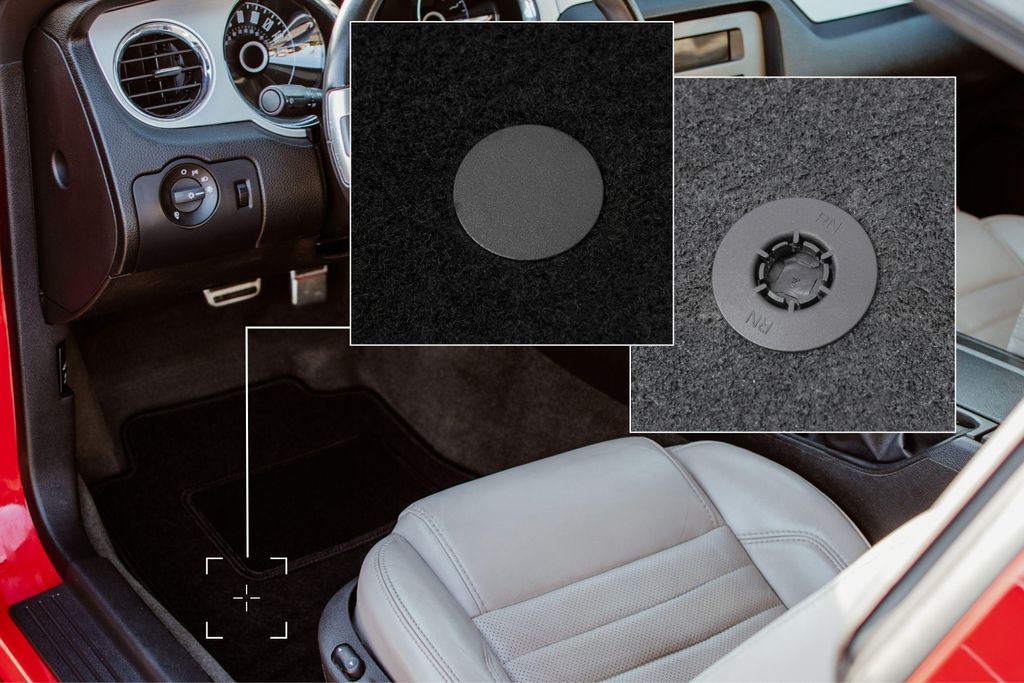 Tapis De Sol Voiture Sur Mesure Pour Renault Captur (2013-2019) - Velours Noir Haut De Gamme, Antidérapant & Facile à Nettoyer
