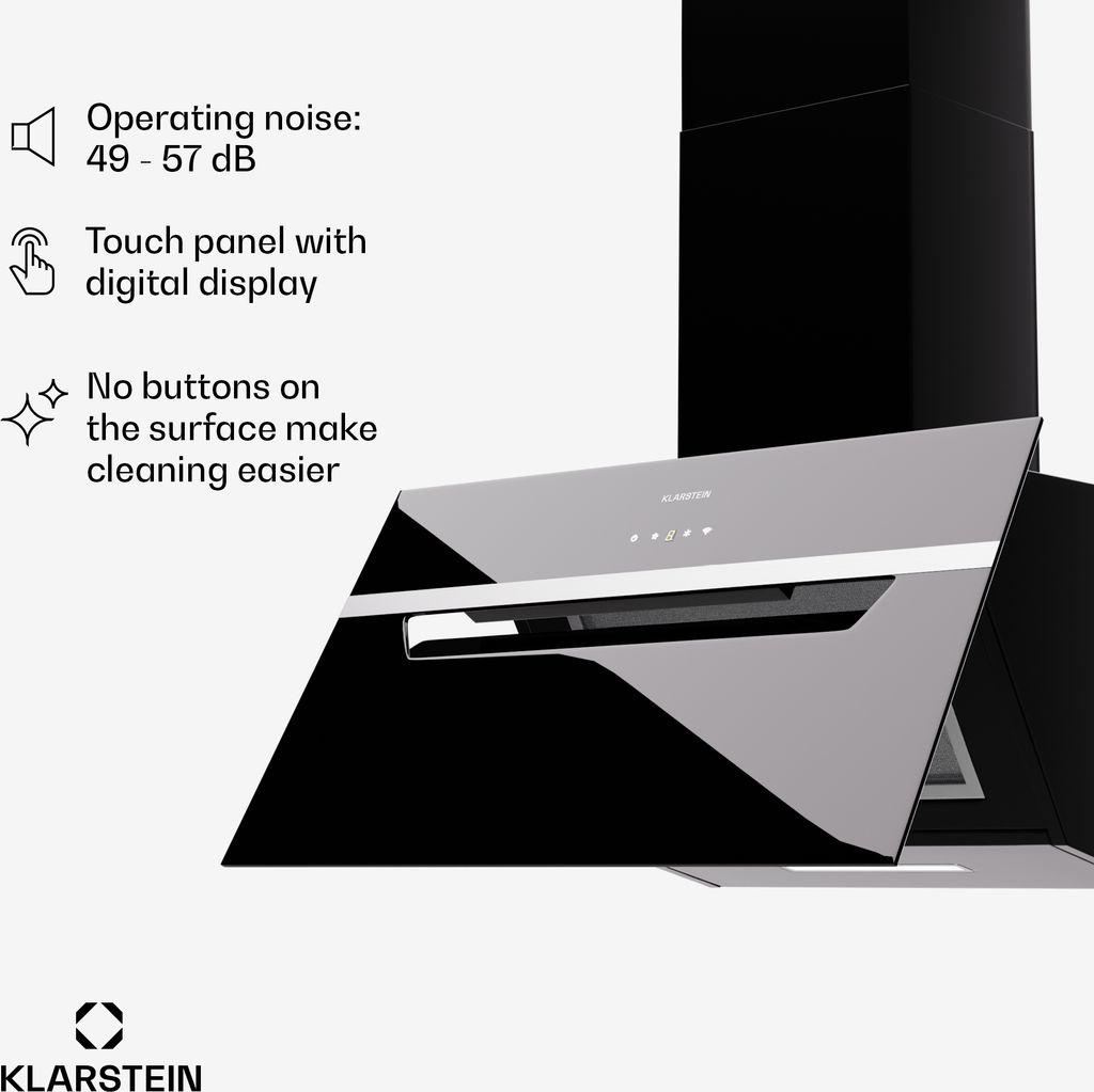 Klarstein digestor, 60 cm, recirkulácia, prietok 305 m³/h, Obrázok produktu 5
