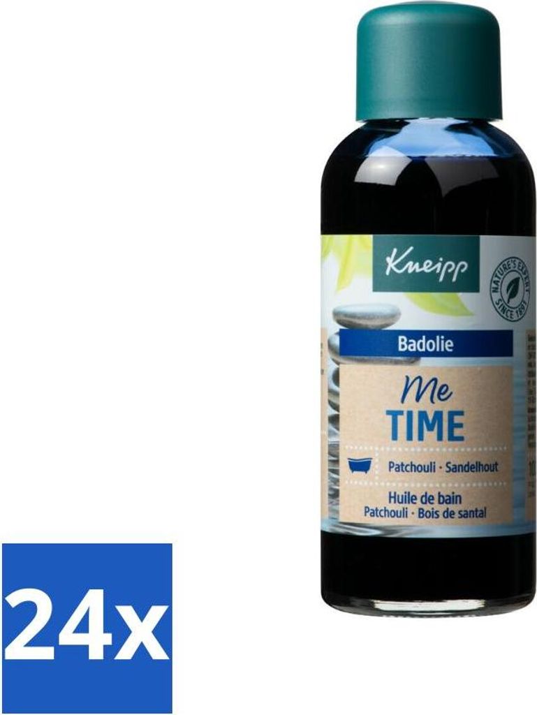 Kneipp - Badeöl - Me-Time - Patchouli & Sandelholz - 100 ml - Vorteilspack - 24 Stücke