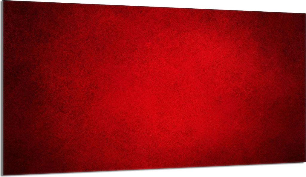 Glasschutzplatte für Herd 90x52 Rot