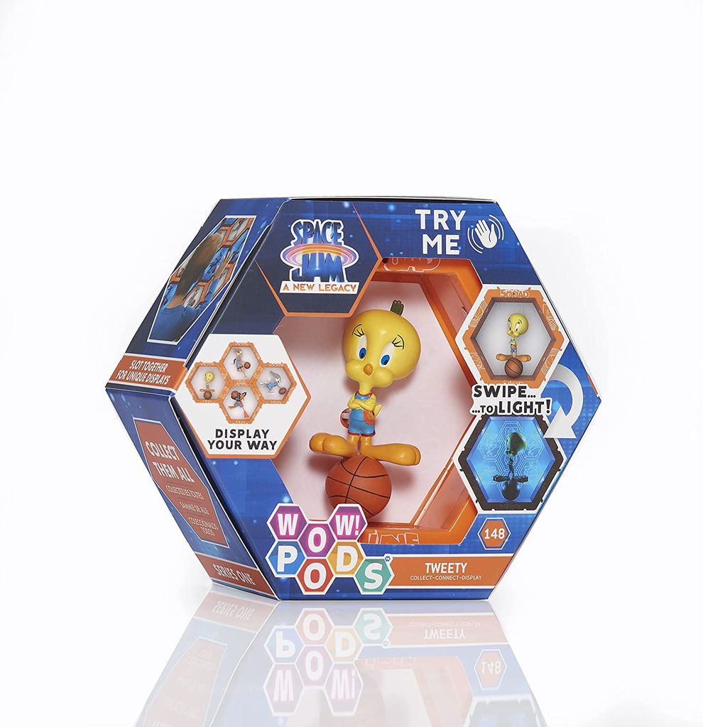 WOW! PODS Space Jam: A New Legacy – Tweety Pie | Leuchtende Wackelfigur | Offizielles Warner Bros Sammlerstück, Spielzeug und Geschenke für Jun...
