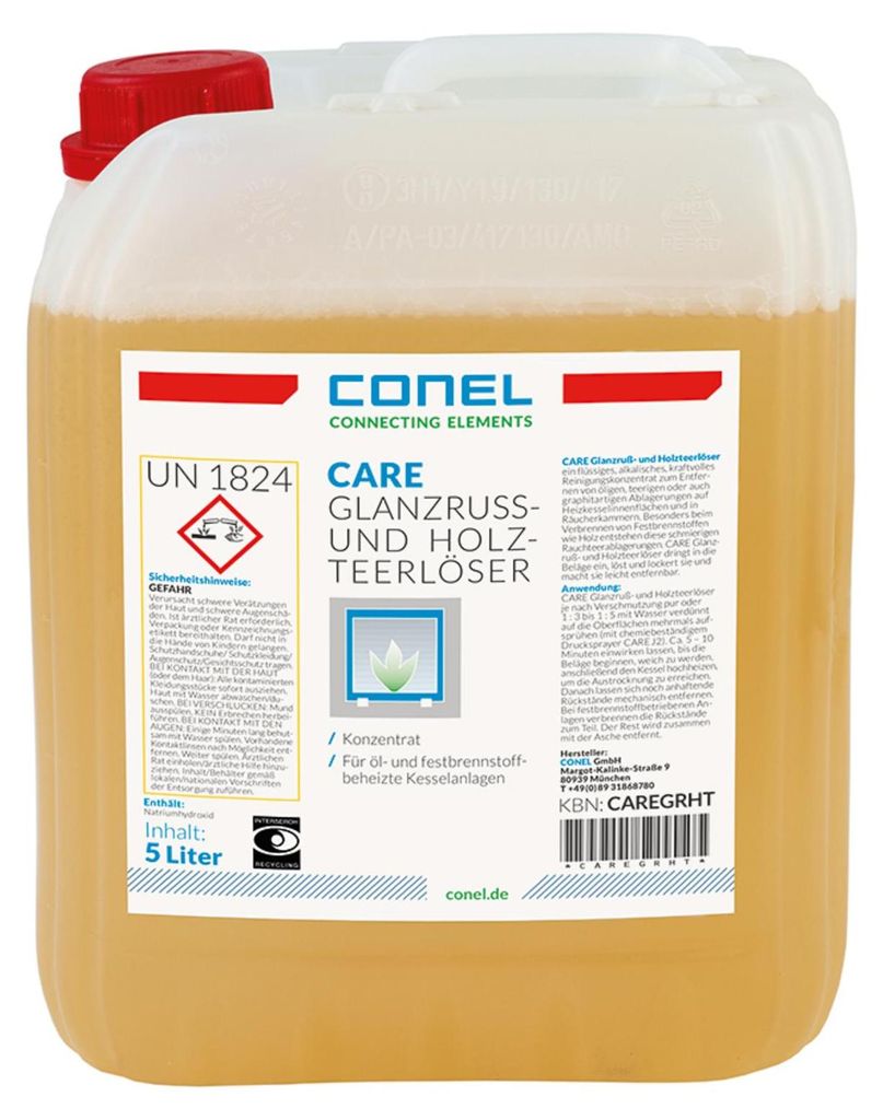 CONEL CARE dissolvant pour suie brillante/bois bidon 5 L Image du produit 