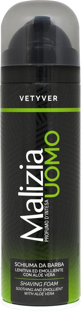 Schiuma Barba Vetyver Rasierschaum 300ml - Malizia Produktbild 