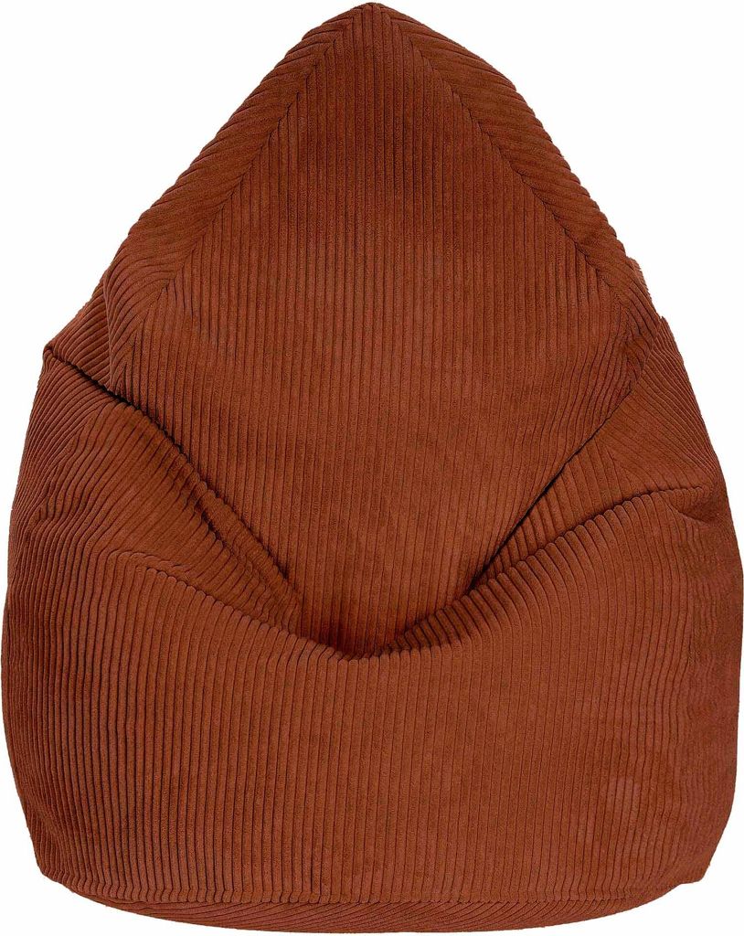 Dreamroots Bean Bag 80x80x120cm Sitzsack mit Lehne und Bezug Sitzkissen Boden Chill Sack Bubibag Sitzsack Sitzsack mit Füllung Sitzsack,Indian Tan
