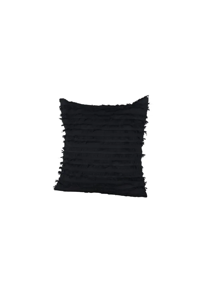 Fodera per cuscino Edith 60x60cm nera. - 6