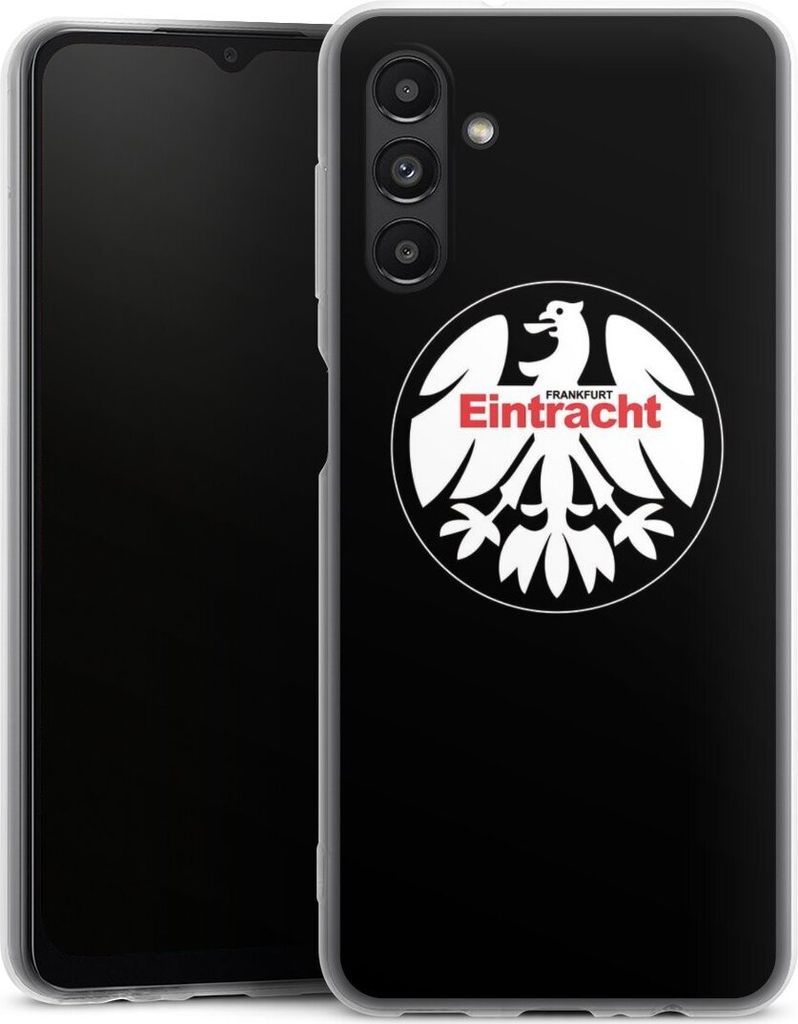 DeinDesign Slim Hülle für Samsung Galaxy A13 5G Silikon Case Ultra Dünn Handyhülle Eintracht Frankfurt Offizielles Lizenzprodukt SGE