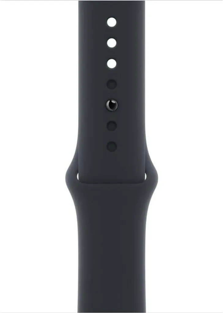 Bracelet Sport Apple Watch 45mm Minuit en Fluoroélastomère Doux et Durable