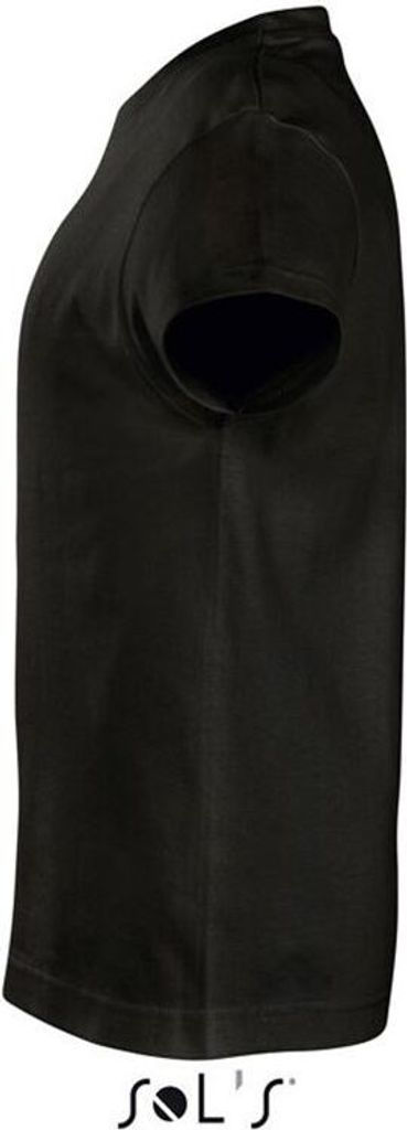 SOL'S Jungen T-Shirt Shirts Kinder Kurzarm Sleeve Sweat Shirt Sommer, Größe:2A, Farbe:Deep Black