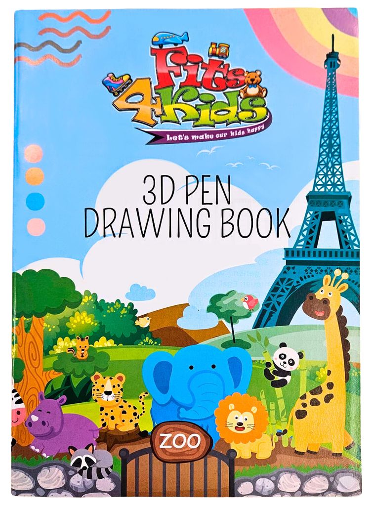 Fits4Kids Šablóny pre 3D pero, kniha XXL so 40 predlohami a Obrázok produktu 