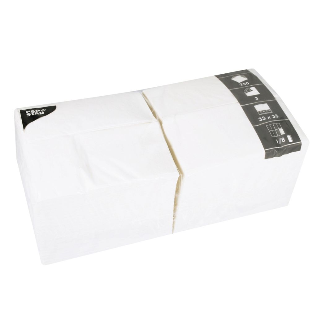 PAPSTAR  14234 PAPSTAR Bistroservietten, 330 x 330 mm, Obrázek produktu 