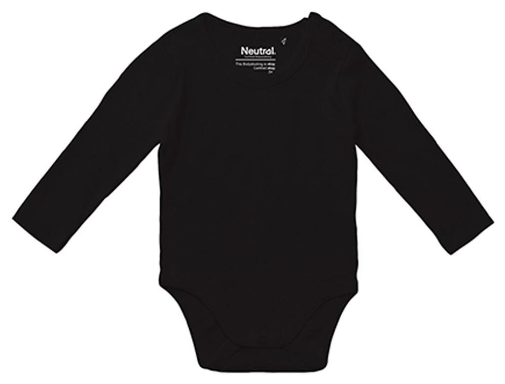 Neutral - Strampelanzug für Baby, Langärmlig LT5917 (92) (Schwarz)
