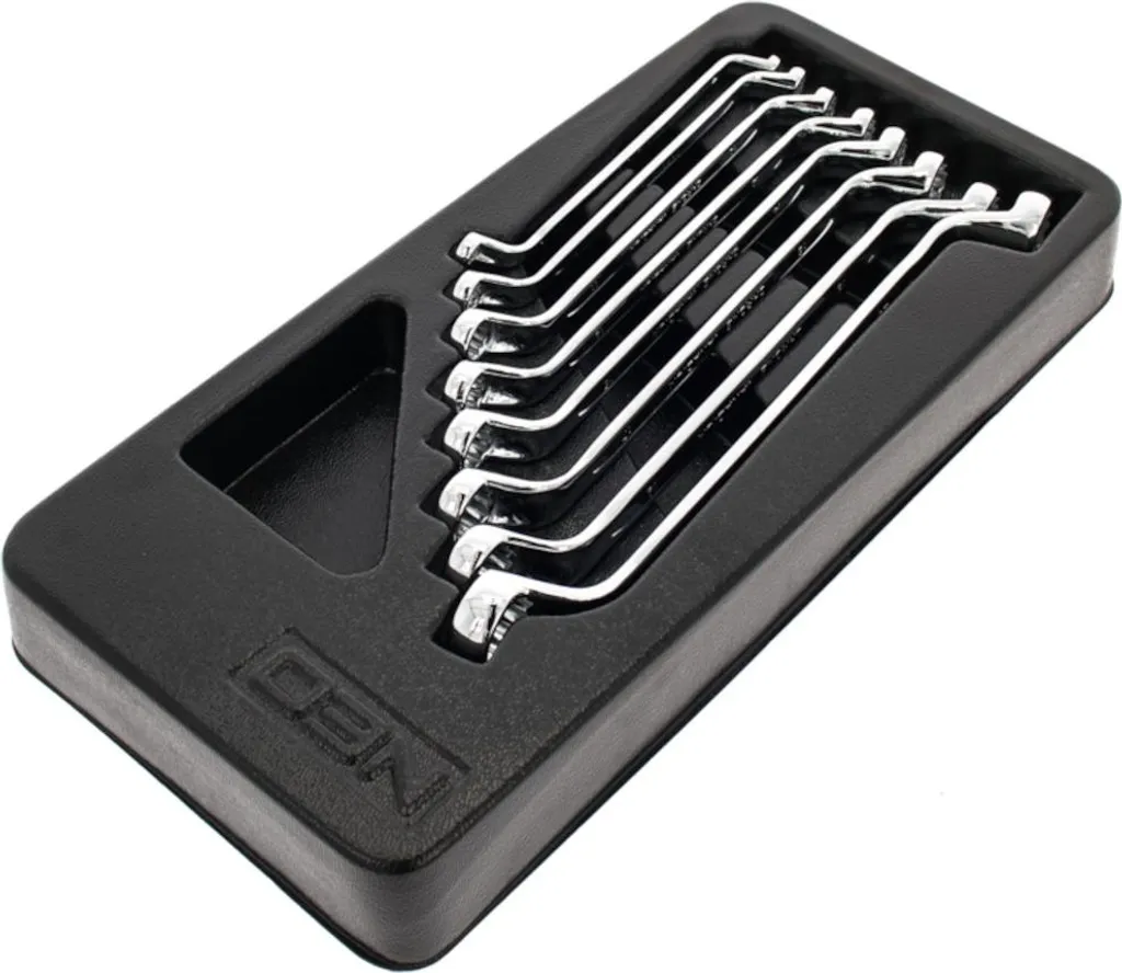 Set de 8 Clés Coudées pour Mécanique Auto 6-22 mm NEO TOOLS Insert