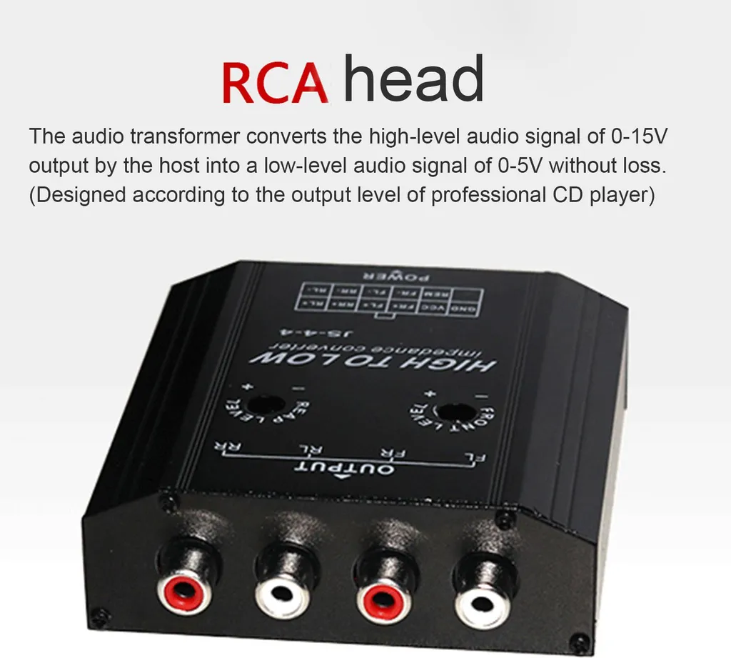Morel MPS-HL Convertitore RCA con resistore di alto livello 50 Ohm | A
