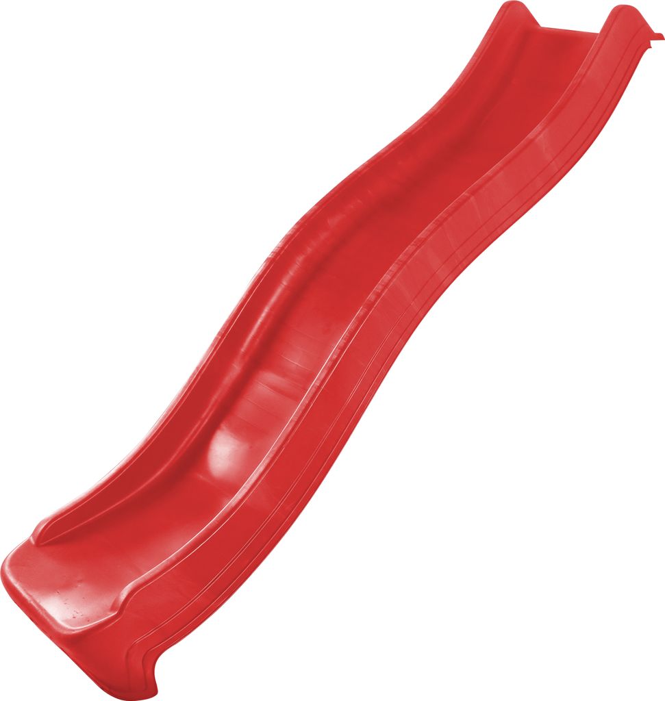 AXI Sky220 Rutsche mit Wasseranschluss Rot - 220 cm | Anbau Element für Kinder Spielturm/Spielhaus/Stelzenhaus | Wasserrutsche/Anbaurutsche für