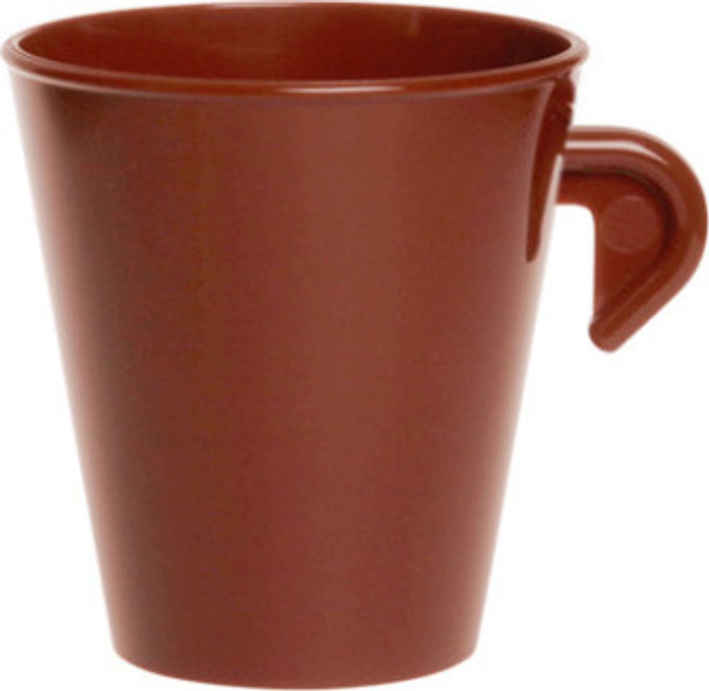 20er Set Espresso Tasse 0,1l SAN braun aus Kunststoff wiederverwendbar
