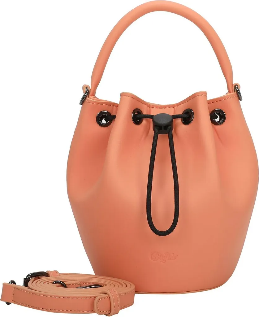 BUFFALO Muse Citro Bucket Bag Sac à Épaule Orange Abricot en Similicuir